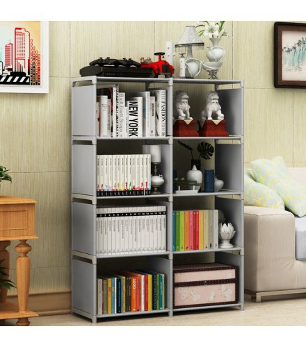 HD303 - High Quality 9-cube Book Shelf (Gray)